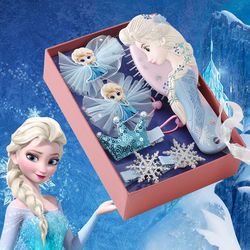 Disney Frozen Elsa Princess Children Hairpin Set Baby Hair Clips Baby Headband Barrettes Baby Accessories