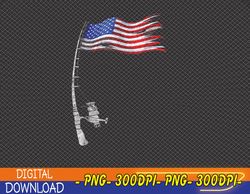 Vintage Fishing Rod American Flag Funny Fishing Svg, Eps, Png, Dxf, Digital Download