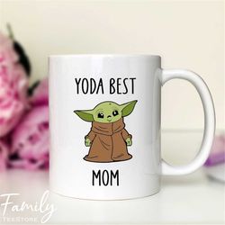 Yoda Best Mom Coffee Mug Yoda Mug  Yoda Mom Mug  Funny Mom Gift