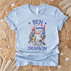 Ben Drankin Funny Fourth of July Shirt, 4th Of July Shirt, Funny 4th of July Shirt, Patriotic Shirt, Merica Shirt, Ben D