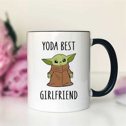 Yoda Best Girlfriend - Yoda Mug - Yoda Girlfriend Mug - Funny Girlfriend Gift - Gifts For Her - Valentine's Day Gift