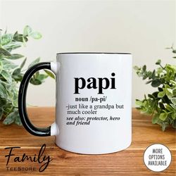 Papi Noun Coffee Mug  Papi Gift  Papi Mug Funny Gift For Papi
