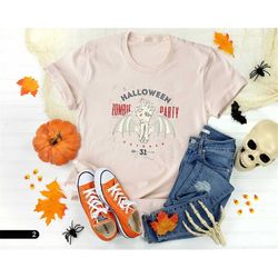 Zombie Party Shirt, Trick or Treat, Spooky Season, Halloween Gifts, Halloween Shirt, Funny Halloween T-shirt, Zombie Shi