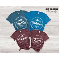Family Matching Shirts | Coordinating Shirts For Mom Dad Big Sister Little Brother | Mommy And Me | Sibling Tees