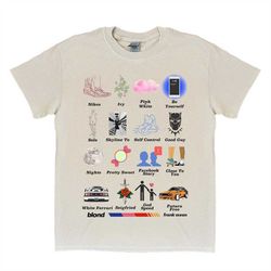 Frank Ocean BLOND Album Short Sleeve T Shirt | Blond t shirt | Gift | Vintage look | music gift | blonded