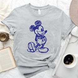 Mickey Sketch Disney Shirts, Mickey Ears Shirt, Toddler Birthday Shirt, Disney Gift for Kids, Disneyworld Shirts Family,