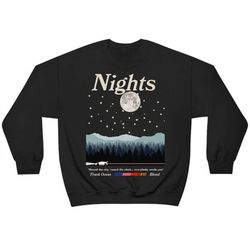 Frank Ocean BLOND NIGHTS Sweatshirt | blond album | blonded | music gift | cool gift ideas | Trends Exclusive