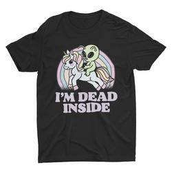 im dead inside, funny tshirt, weird shirt, funny graphic tee, ironic