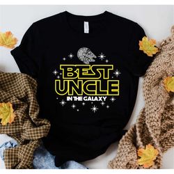 Best Uncle In The Galaxy Tee Shirt, Uncle Gift, Father's Day Gift, Funny Uncle Shirt, Christmas Gifts, New Uncle T-Shirt