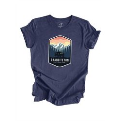 Grand Teton National Park T-Shirt, National Park Shirt, Grand Teton Shirt, Camping Shirt, Hiking Shirt, Wyoming Shirt, N