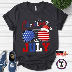 Christmas in July Shirt,Summer Christmas Shirt, Santa Hat, Tropical Christmas, Christmas Shirt, Funny Christmas, July Ch