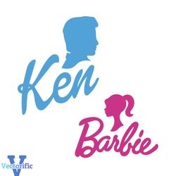 barbie and ken couple retro doll baby svg digital cricut file