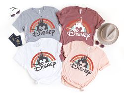 Disney Rainbow Castle Shirt, Disney Vintage ,Disne