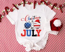 Christmas In July Shirt, Summer Santa Claus Shirt, Funny Santa Summer Beach Vacation Shirt, Summer Holiday Tee, Christma