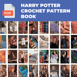 Harry Potter Crochet Patterns \ Official Harry Potter crochet book \ Harry Potter: crochet costumes, artifacts and toys!