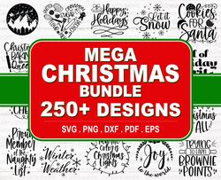 Super Holiday Bundle: Complete Christmas Collection, Festive Christmas SVG Pack .