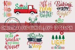 Christmas Svg Bundle, Svg 10 Design