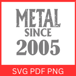 METAL SINCE 2005 SVG