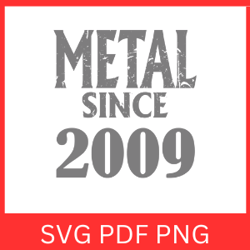 METAL SINCE 2009 SVG