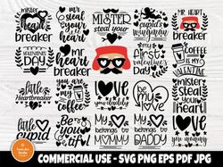 Kids Valentines SVG Bundle, Svg Files