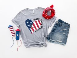Patriotic Christian US Flag Faith Family Freedom Liberty T-Shirt,4th Of July Shirt,America Shirt,Patriotic Family Shirts