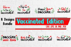 Vaccine Vaccinated Bundle Svg Eps Ai Png