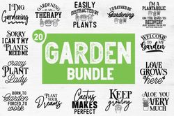 Gardening Bundle SVG, Gardening Cut File