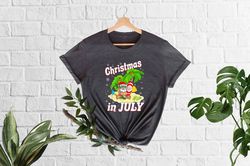 Christmas in July T-shirt, Santa At The Beach, Summer Vacation, Summer Santa, Xmas In July Shirt, Xmas In Summer Shirt,