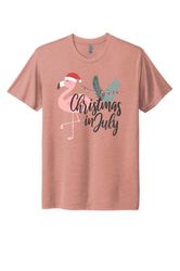 Christmas Flamingo shirt, Christmas in July shirt,Christmas in Summer shirt,shirt for Christmas in July,Christmas in Jul