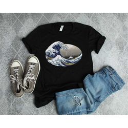 Kanagawa Shirt, Great Wave T-Shirt, Famous Japanese Wave Art, Hokusai, Famous Art Shirt, The Great Wave off Kanagawa Tsh