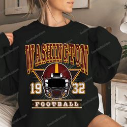 Vintage Style Washington Football Crewneck Sweatshirt \ T Shirt, Washington Football Sweatshirt, Washington Football Fan