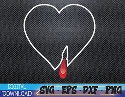 Broken Heart - Heart - Blood Heart Svg, Eps, Png, Dxf, Digital Download