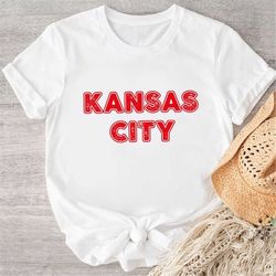 Kansas City Distressed Premium Shirt, Crew Neck Shirt, KC Pride Shirt To Wear On Game Day Supporting The Chiefs, Red Kin