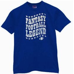 Fantasy Football Legend T Shirt kickoff funny the league winner trophy