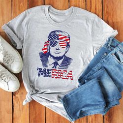 Trump 'Merica T-shirt,Trump Funny 4th of July Shirt,Trump Republican T-shirt,4th Of July Shirt,Great America Funny 4th o