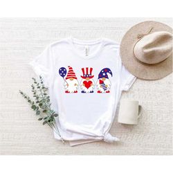 4th Of July Gnomes Shirt,Freedom Shirt, Fourth Of July Shirt, Patriotic Shirt, Independence Day Shirts, Patriotic Family