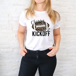 Classy Until Kickoff, Football Spirit T-Shirt, Football Pride, Game night, Wildcat Spirit T-Shirt