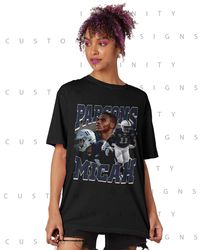 Micah Parsons shirt Graphic American Sport Player T-shirt Sport bootleg Unisex Women Man Vintage 90s Retro Sweatshirt Te