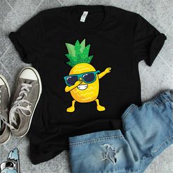 Pineapple Sunglasses Shirt, Hawaiian Pineapple Gift, Tropical Family Vacation Gift Shirts, Hawaii Gift, Dabbing Pineappl