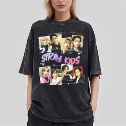 Stray Kids T-shirt, Stray Kids Kpop Merch, Stray Kids World Tour unisex tshirt, Bang Chan, Lee Know, Changbin, Hyunjin,