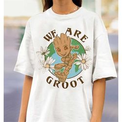 Guardians of the Galaxy Earth Day We Are Groot T-Shirt, Groot Floral Dance Poster Shirt, Disneyland Shirt, Disney Trip S