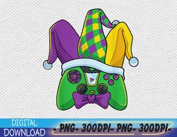 Mardi Gras Video Game Controller Jester Hat PNG, Digital Download