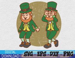 Leprechaun Griddy Dance St Patricks Day 2023 Svg, Eps, Png, Dxf, Digital Download