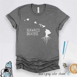 Hawaii State Roots Shirt, Hawaiian Shirt, Hawaii Art, Hawaiian Party, Hawaii Map Print, Hawaii Shirt, Hawaiian Islands V