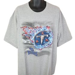 Tennessee Titans T Shirt Vintage 2001 Y2K NFL Football Mens Size 2XL