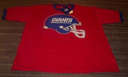 Vintage New York GIANTS NFL Football T-shirt  Mens Large Reebok Throwback NEW