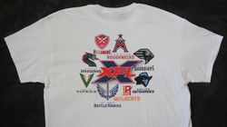 XFL T-shirt, Football T-shirt, Sport T-shirt, XFL Teams T-shirt, Team T-shirt,