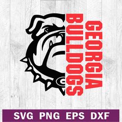 Georgia bulldogs football team SVG, Georgia bulldogs logo SVG, Georgia bulldogs american team SVG cut file