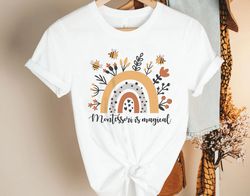 Montessori Is Magical Rainbow Shirt, Back to School Shirt Gift for Montessori Teacher