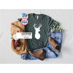 Deer Shirt, Christmas Deer Shirt, Deer Head Shirt, Oh Deer Shirt, Deer Lover Shirt, Camping Shirt, Camper tee, Christmas